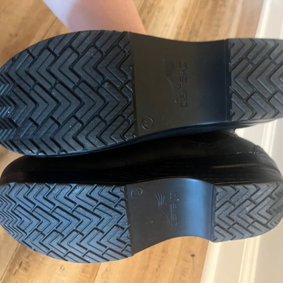 Dansko Black Leather Ankle Boots - Picture 2 of 4